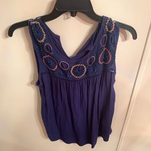 Signature Studio dark blue tank top